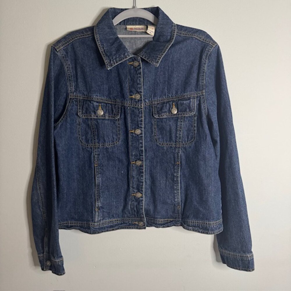 Vintage Bill Blass 90's Women's Denim Jean Jacket Size Medium
